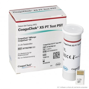 CoaguChek XS PT Testreifen, Import, 48  St. ( 2 x 24 St.)