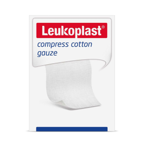 Leukoplast Compress Cotton Gauze unsteril, 10 x 20 cm, 8-fach, 100 St.