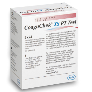 CoaguChek XS PT Testreifen, Original, 48  St. ( 2 x 24 St.)