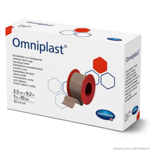 Omniplast, Fixierpflaster, 5 m x 2,50 cm, 12 St.