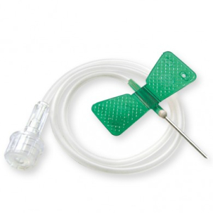 Wing-Flo Flügelkanüle, Perfusionsbesteck, G 21, grün, 0,8 x 19 m