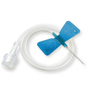 Wing-Flo Flügelkanüle, Perfusionsbesteck, G 23, blau, 0,6 x 19 m