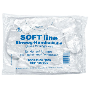 Polyethylen-SOFT line, Handschuhe, für Herren, Beutel (100 St.)