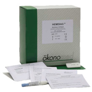 ökonomed HEMDIAG® Stuhltest, immunologischer Test, 30 Testkassetten + Zubehör, vorgepackt