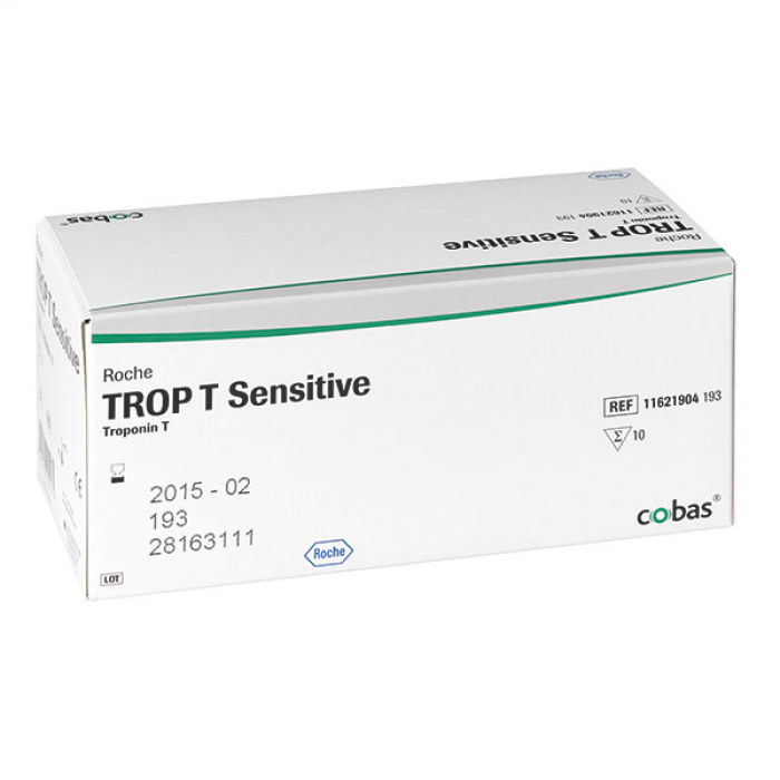 Trop-T Sensitiv, Troponin, 10 Kassettentests, ohne Pipetten