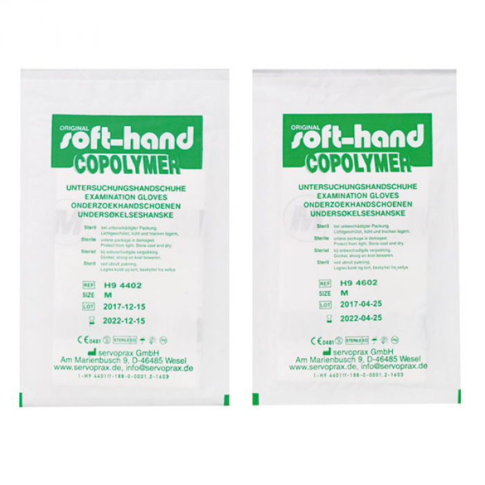 Copolymer Handschuhe steril, von Soft-hand, Gr.L, 100 St. in Pack