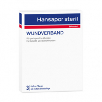 Hansapor steril Wundverband 6 x 7 cm, 25 St.