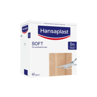 Hansaplast Soft, Wundverband, unsteril, 5,00 m x 6 cm