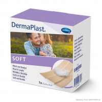 DermaPlast sensitive Wundplaster, 6 cm x 5 m, 1 St.