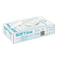 SOFT line Nitril U.-Handschuhe weiß, Gr. S unsteril puderfrei , 100 St.